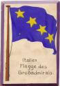 Ansichtskarte - Flagge - Italien