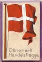 Ansichtskarte - Flagge - Dänemark