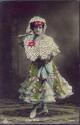 Pilar Cilla - Spanische Tänzerin - Foto-AK ca. 1900