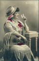 Manolita Urzaiz - Spanische Künstlerin - Foto-AK handkoloriert ca. 1910