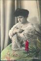 Candelaria Medina - Spanische Künstlerin - Foto-AK handkoloriert ca. 1910