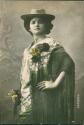 Gardenia - Spanische Künstlerin - Foto-AK handkoloriert ca. 1910