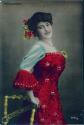 La Fornarina - Spanische Künstlerin - Foto-AK handkoloriert ca. 1910