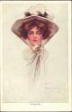 Forever - Künstlerkarte signiert Philip Boileau 1909
