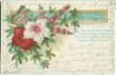 Postkarte - Geburtstag - Blumen