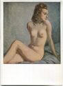 Postkarte - Wilhelm Hempling - Sitzende Blondine