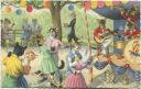 Postkarte - Sommerfest - Tanztee bei Katzens - Nr. 2258/1