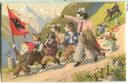 Postkarte - Vermenschlichte Katzen