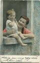 Postkarte - Mutter und Kind