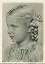 Portrait - Mädchen - AK Grossformat 40er Jahre