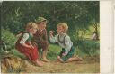 Postkarte - "Ein Complott" - Kinder