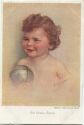 Postkarte - Ein kleiner Schelm - Kind mit Ball
