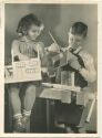 Kinder - Bastelarbeiten - Foto-AK Grossformat