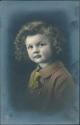 Kindergesicht - Portrait 20er Jahre - Postkarte