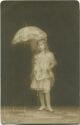 Mädchen mit Regenschirm - Foto-AK