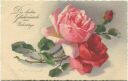 Postkarte - Blumen - Rote Rosen