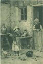 Postkarte - Der zerbrochene Krug - signiert Rudolf Hirth du Frênes