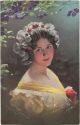 Postkarte - Junge Frau - Ludwig Knoefel