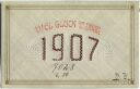 Postkarte - Neujahrskarte 1907