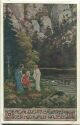 Postkarte - Adalbert Stifter - Ernst Kutzer - Der Hochwald - Waldsee