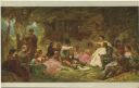 Postkarte - Das Picknick