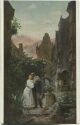 Postkarte - Karl Spitzweg - Der Abschied