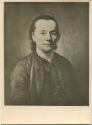 Postkarte - Anton Graff - Johann Samuel Nagel - Leipzig - Museum