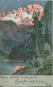 Dachstein bei Alpenglühen - Künstlerkarte