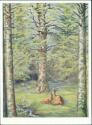 Rehe im Wald - Karl-Kühnle-Postkarte 42