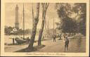 Postkarte - Seebad Osternothafen - Partie am Leuchtturm