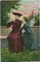 Postkarte - Liebespaar - Blumenorakel