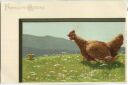 Mailick - Fröhliche Ostern - Huhn - Küken - Künstleransichtskarte