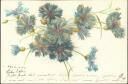 Blumen - ein Strauss Kornblumen - Künstlerkarte
