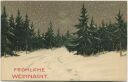 Postkarte - Fröhliche Weihnacht - Serie 1291 Weihnachten im Walde