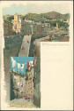 Ansichtskarte - Motiv - Meissner & Buch - Genova - Strada sotto il ponte di Carignano - Panorama prego dal Passsanuovo