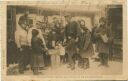 Postkarte - Deutsche Soldaten verteilen Suppe