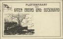 Ansichtskarte - Flottenfahrt des Flottenvereins Jung Deutschland