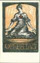 Postkarte - Opfertag 1917