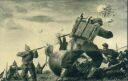 Kriegspostkarte - Nahkampf in der Schlacht