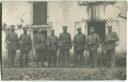 Postkarte - Soldatengruppe mit Gewehr