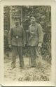 Postkarte - Soldaten in Uniform