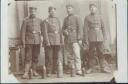 Vier Soldaten mit Granaten - Foto-AK
