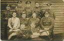 Soldaten Gruppenbild - Foto-AK