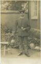 Postkarte - Soldat in Uniform