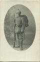 Soldat in Uniform - Foto-AK