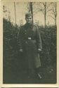 Postkarte - Soldat in Uniform - Unteroffizier Peter Kriegerr