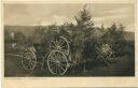 Postkarte - Artilleriepark in Fliegerdeckung