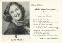 Postkarte - Maria Mucke - Lass die Sorgen Sorgen sein! - 1954