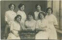 Postkarte - Damen-Orchester Linda - Direktor Josephine Schmidt ca. 1910