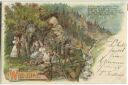 Postkarte - Waldlied - Thüringer Volkslieder